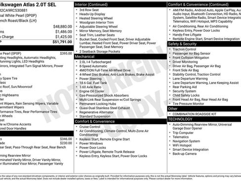 Used 2024 Volkswagen Atlas SEL AWD/4WD image 5