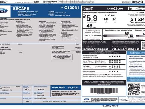 Used 2020 Ford Escape Titanium AWD/4WD image 26
