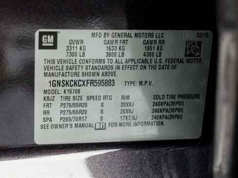 Used 2015 Chevrolet Tahoe LTZ image 65