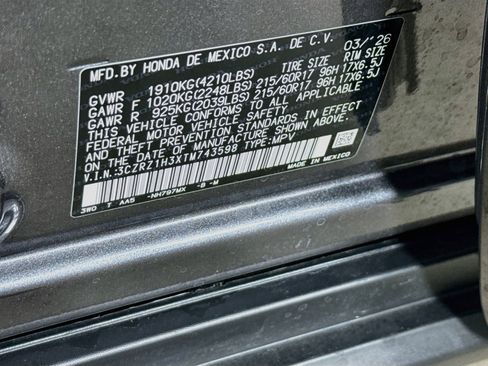 Certified 2026 Honda HR-V LX image 36