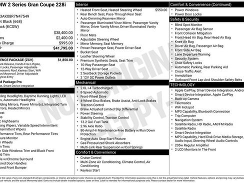 Used 2024 BMW 228i Gran Coupe FWD image 33