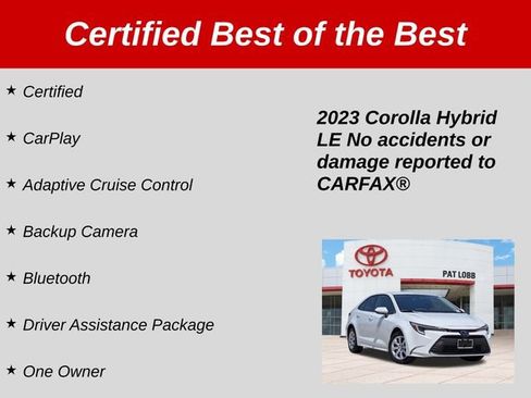 Certified 2023 Toyota Corolla LE FWD image 35