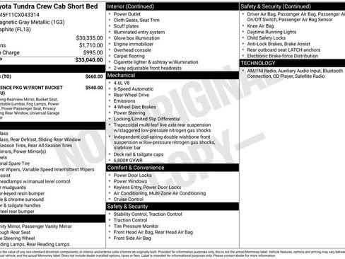 Used 2012 Toyota Tundra 2WD CrewMax w/ Tow Pkg image 42