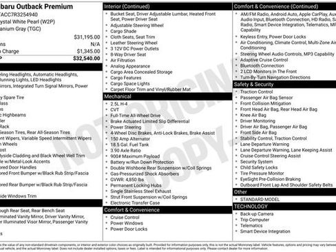 Used 2024 Subaru Outback Premium image 4