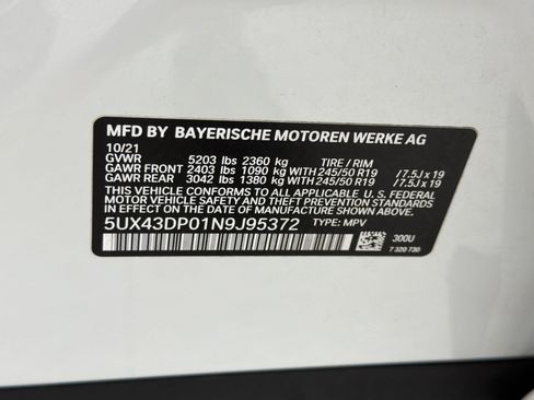 Used 2022 BMW X3 sDrive30i w/ Premium Package 2 RWD image 25
