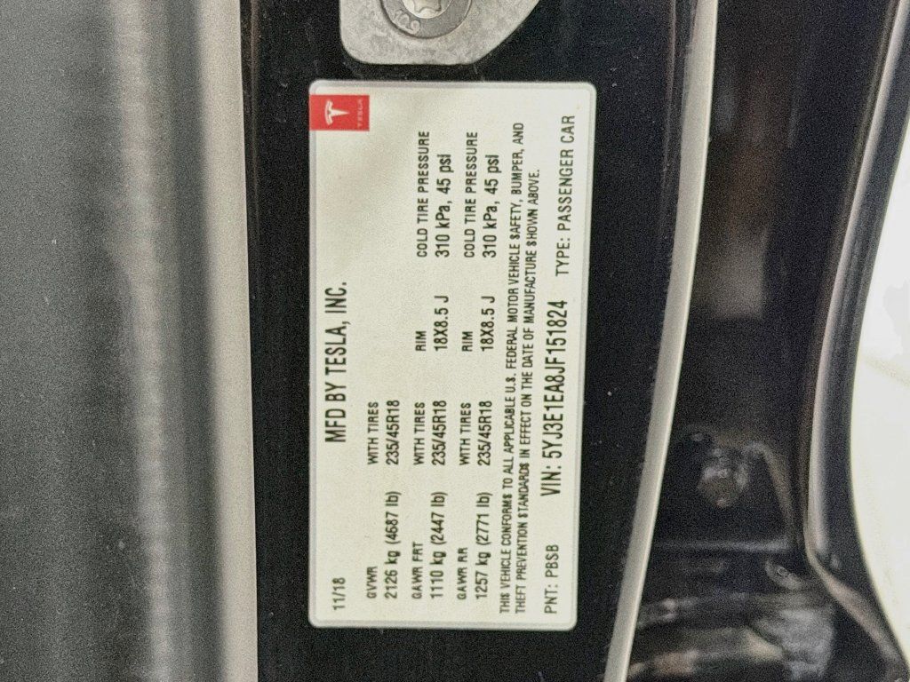 Used 2018 Tesla Model 3 Mid Range RWD image 46