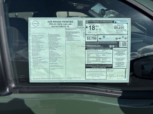 New 2026 Nissan Frontier PRO-4X w/ Tow Package image 32