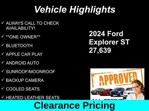 Used 2024 Ford Explorer ST w/ Equipment Group 401A AWD/4WD image 10