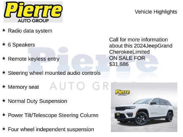 Used 2024 Jeep Grand Cherokee Limited w/ Luxury Tech Group II AWD/4WD image 14