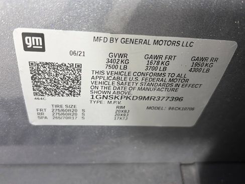 Used 2021 Chevrolet Tahoe Z71 image 9