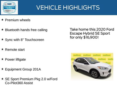 Used 2020 Ford Escape SE Sport image 23