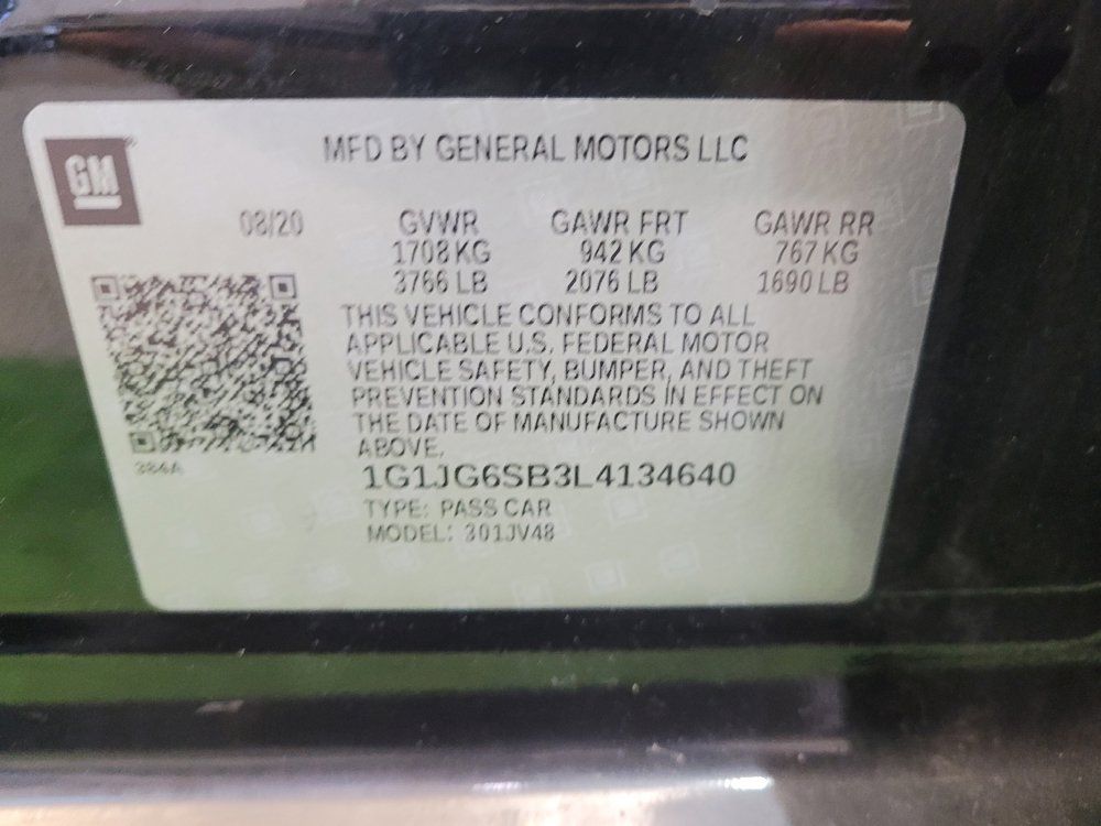 Used 2020 Chevrolet Sonic LT FWD image 33