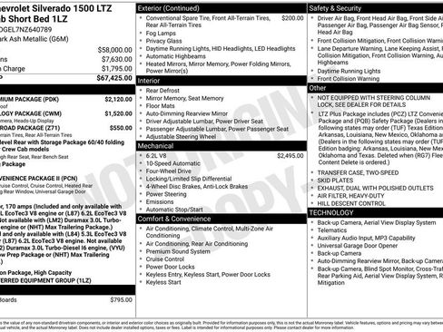 Used 2022 Chevrolet Silverado 1500 LTZ w/ LTZ Premium Package AWD/4WD image 7