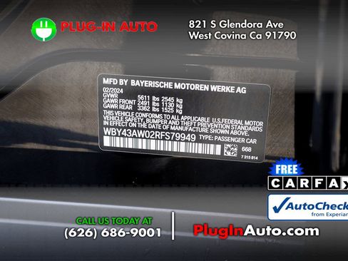 Used 2024 BMW i4 eDrive35 w/ Premium Package RWD image 8