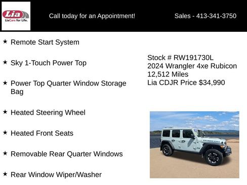 Used 2024 Jeep Wrangler Unlimited Rubicon 4xe w/ Convenience Group AWD/4WD image 11