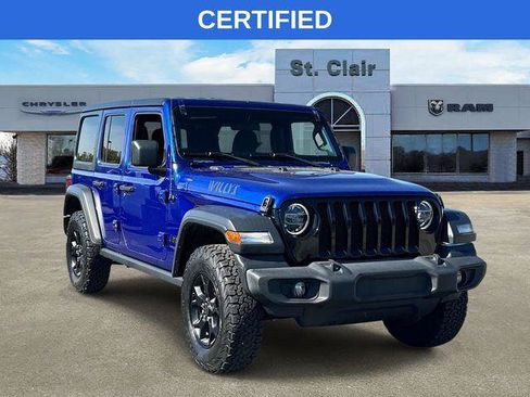 Certified 2020 Jeep Wrangler Unlimited Sport AWD/4WD image 1