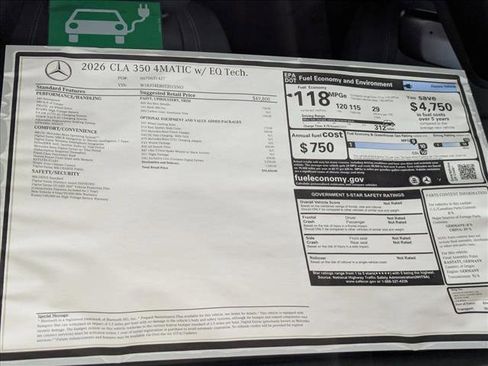 New 2026 Mercedes-Benz CLA 350 image 18