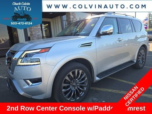 Certified 2023 Nissan Armada Platinum w/ Captain's Chairs Package AWD/4WD image 5