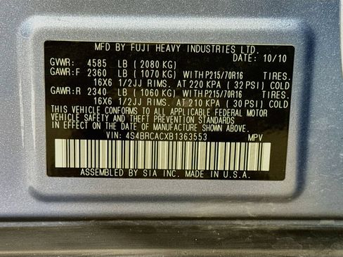 Used 2011 Subaru Outback 2.5i AWD/4WD image 37