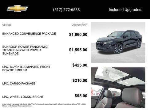 Certified 2022 Chevrolet Blazer RS w/ Enhanced Convenience Package image 5