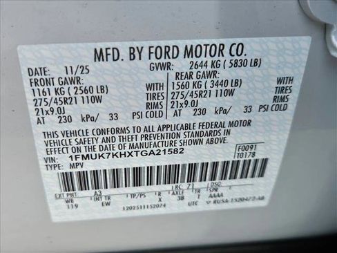 New 2026 Ford Explorer ST-Line w/ ST-Line Street Pack image 18