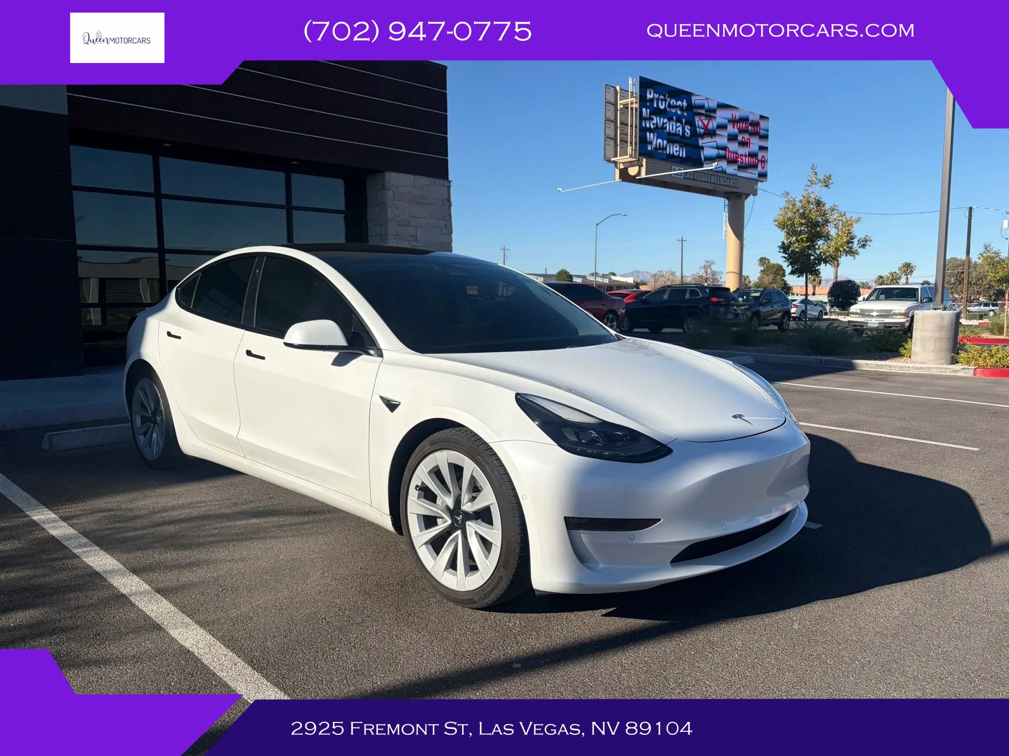 Used 2021 Tesla Model 3 Long Range AWD/4WD image 1