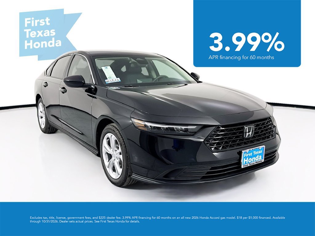 New 2026 Honda Accord LX image 1