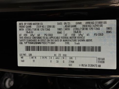 Used 2026 Ford F250 Platinum w/ Platinum Plus Package AWD/4WD image 45