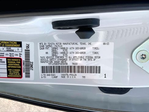 Used 2023 Toyota Tundra Limited w/ Power Package AWD/4WD image 36