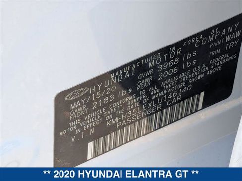 Used 2020 Hyundai Elantra GT FWD image 24