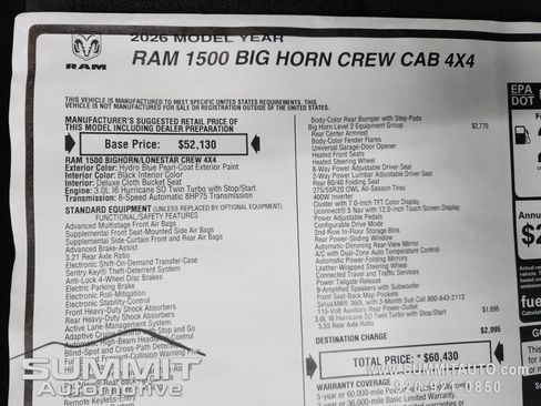 New 2026 RAM 1500 Big Horn image 11