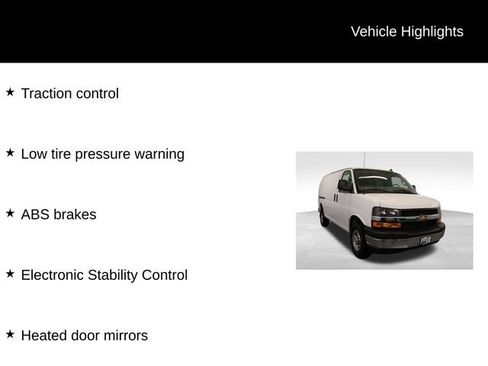 New 2025 Chevrolet Express 2500 w/ Driver Convenience Package RWD image 2