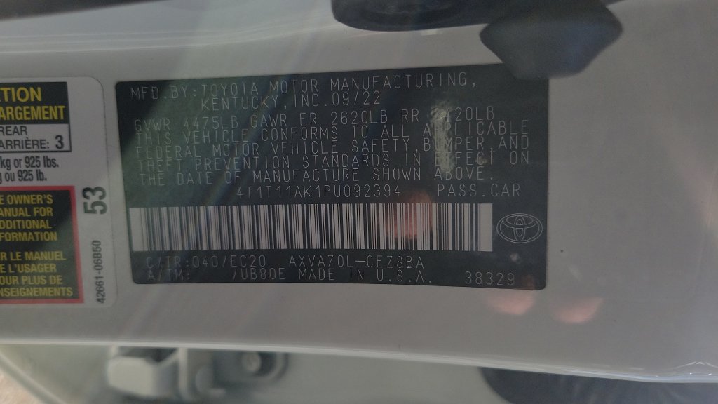 Certified 2023 Toyota Camry SE w/ Convenience Package FWD image 24