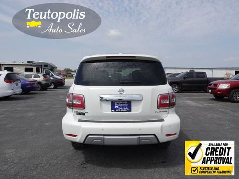 Used 2018 Nissan Armada Platinum w/ Captain Seat Package AWD/4WD image 2