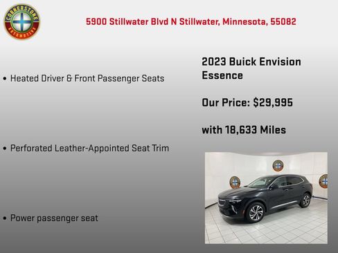 Used 2023 Buick Envision Essence AWD/4WD image 20