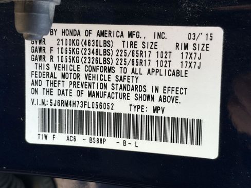 Used 2015 Honda CR-V EX-L image 15