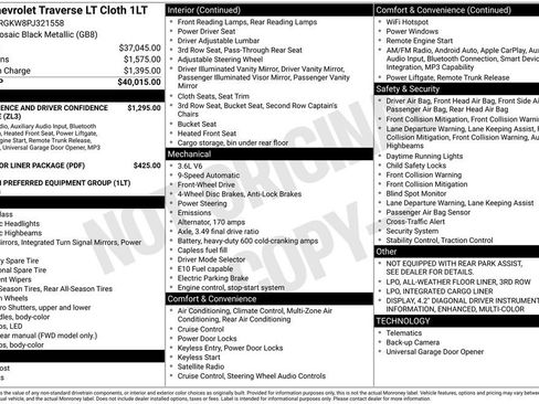 Used 2023 Chevrolet Traverse LT FWD image 39