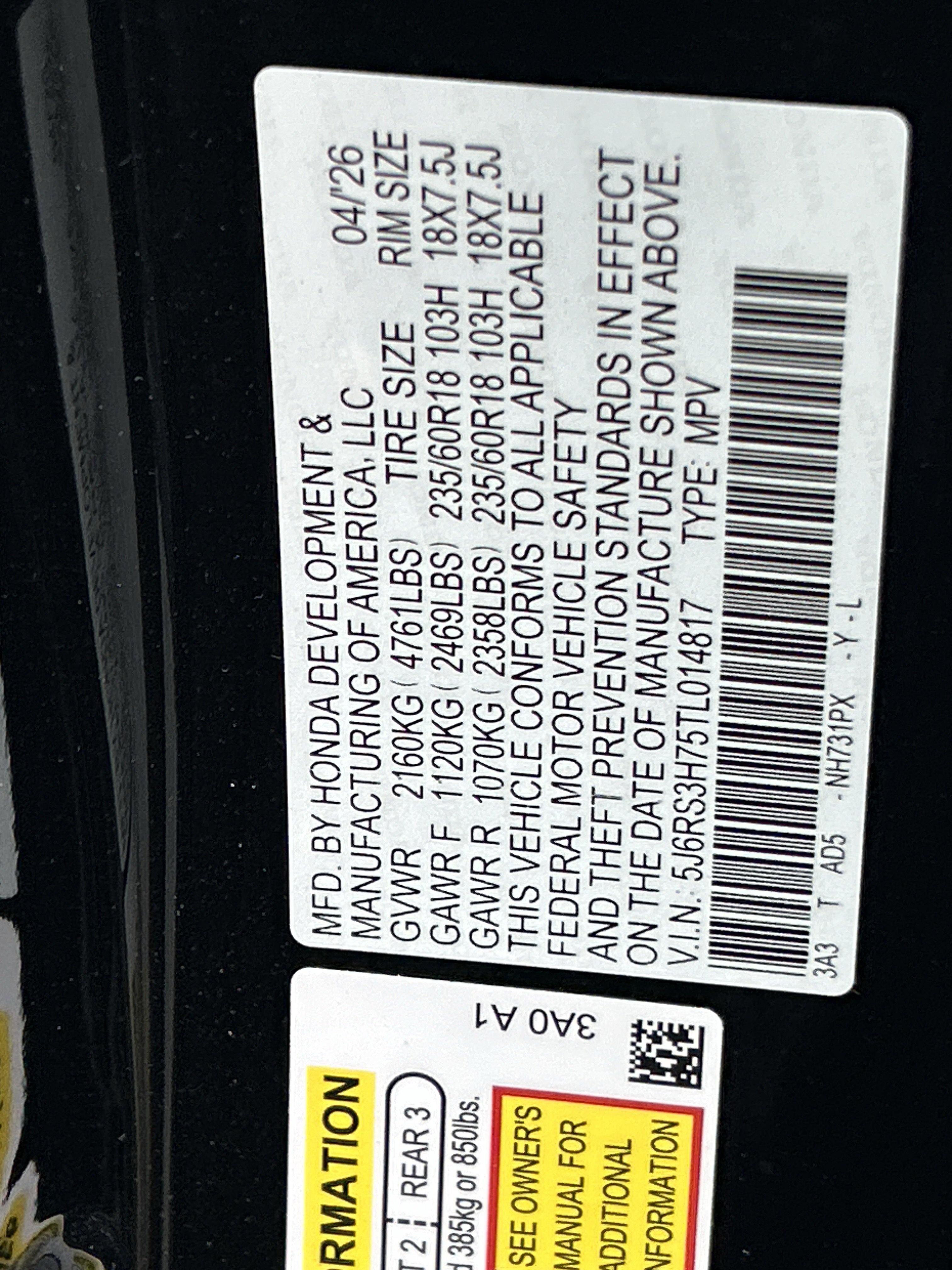 Certified 2026 Honda CR-V EX-L image 36