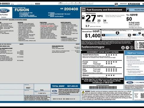 Used 2019 Ford Fusion SE FWD image 30