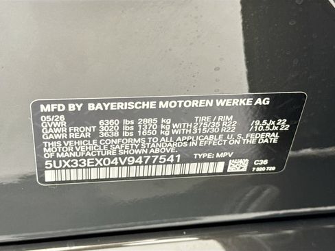 New 2027 BMW X6 xDrive40i w/ Executive Package AWD/4WD image 34