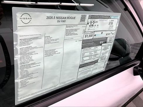 New 2026 Nissan Rogue SV FWD image 38