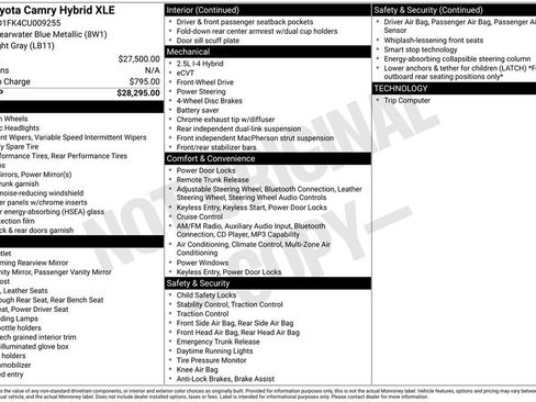 Used 2012 Toyota Camry XLE image 10