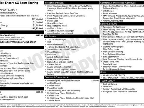 New 2026 Buick Encore GX Sport Touring w/ Comfort Package FWD image 3
