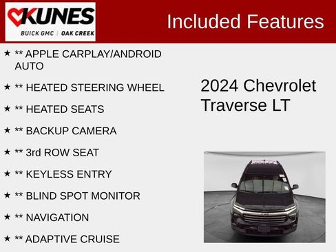 Used 2024 Chevrolet Traverse LT FWD image 2