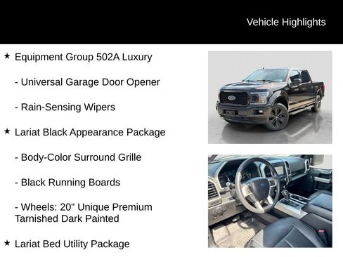 Used 2020 Ford F150 Lariat w/ Equipment Group 502A Luxury AWD/4WD image 16