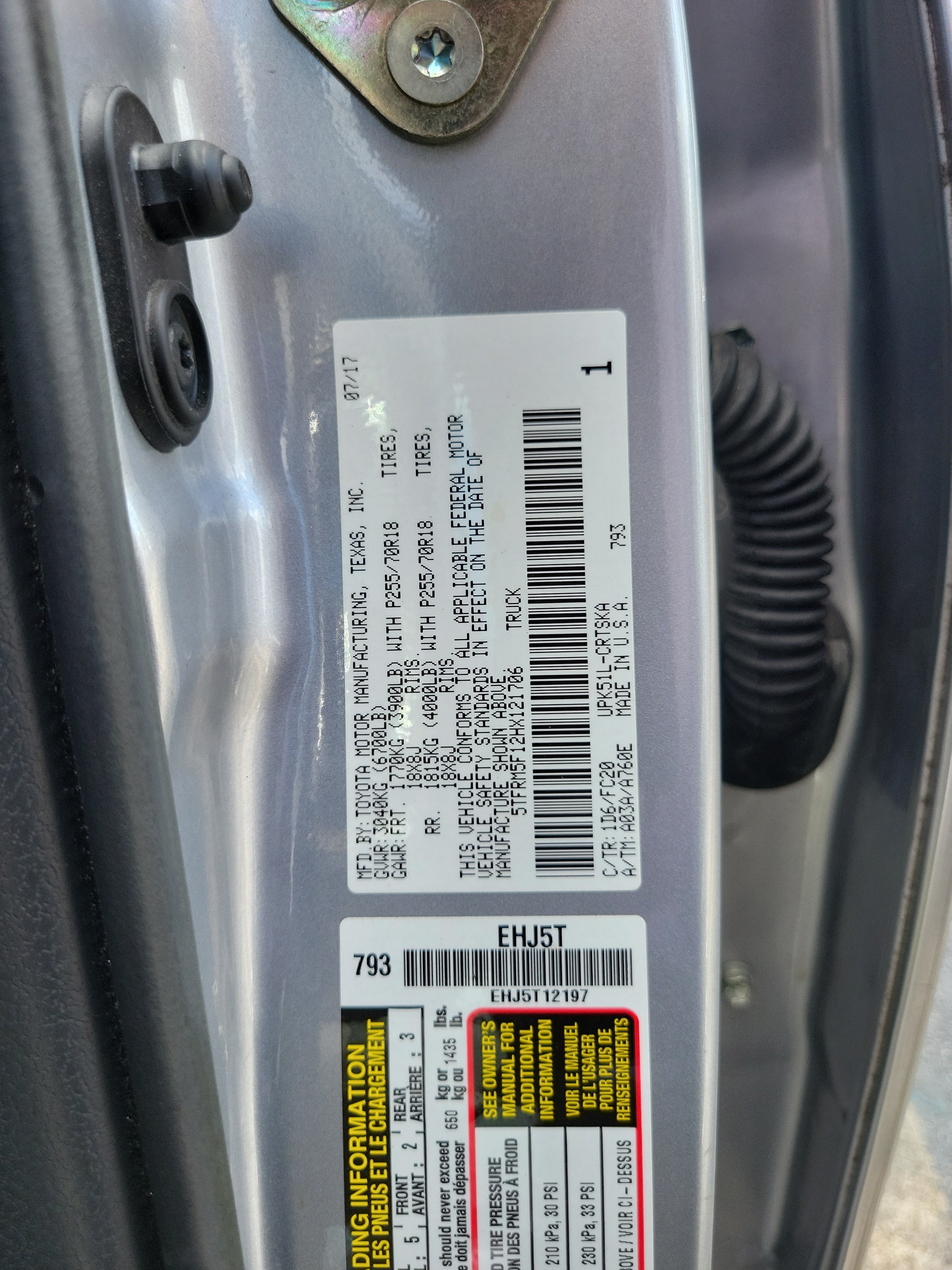 Used 2017 Toyota Tundra SR5 w/ SR5 Upgrade Package RWD image 28