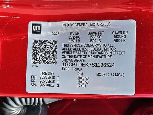 New 2025 Chevrolet Colorado Z71 image 24