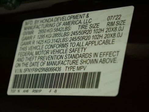 Certified 2022 Honda Pilot Special Edition image 17