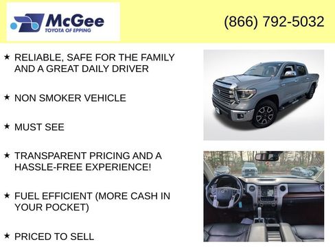 Certified 2018 Toyota Tundra Limited w/ Limited Premium Package image 4