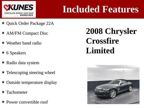 Used 2008 Chrysler Crossfire Limited image 3